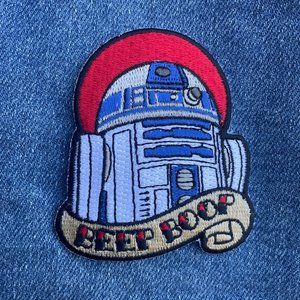 R2D2 Beep Boop Iron-on Patch